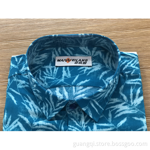 Chemise à manches courtes en viscose douce
